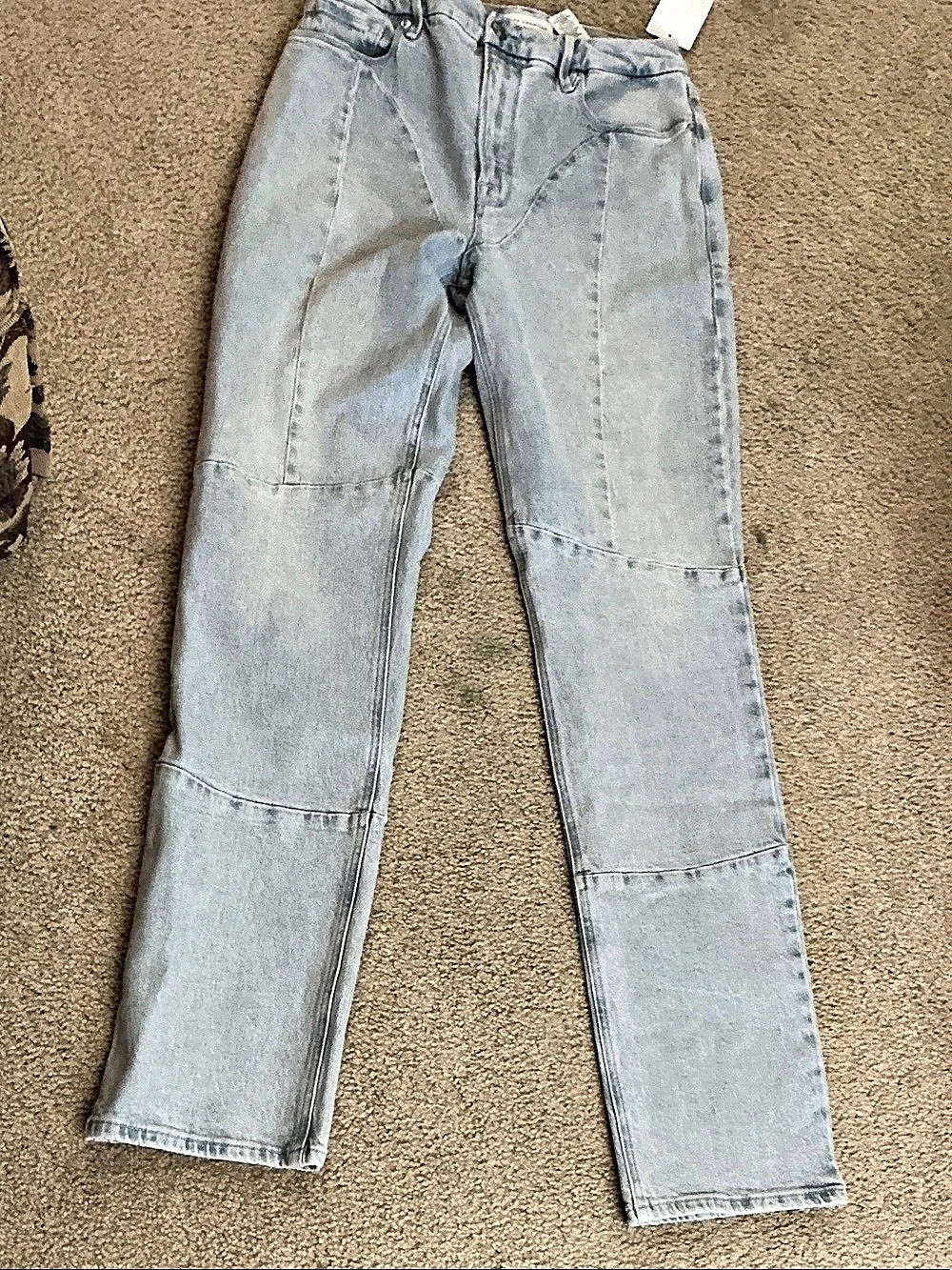 Good American Good Legs Straight Leg Jeans Blue Waist 27 NWT